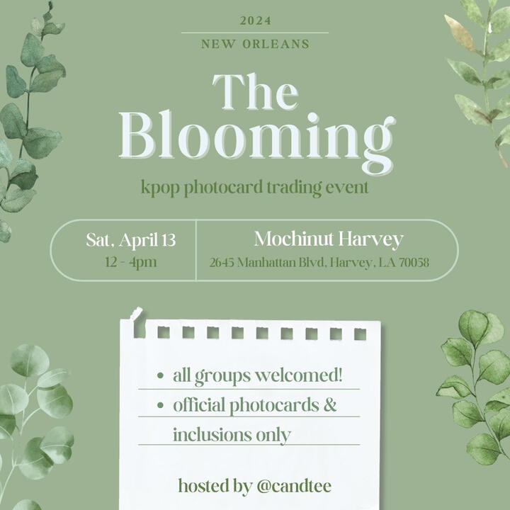 The Blooming, Photocard Trading Event